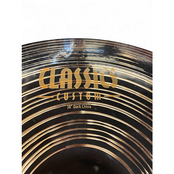 Used MEINL 18in Classic Custom Dark China Cymbal