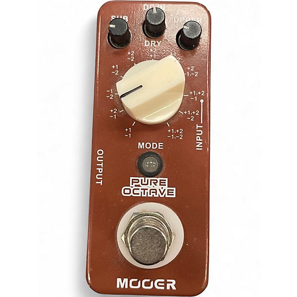 Used Mooer PURE OCTAVE Effect Pedal