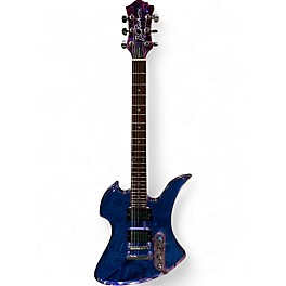 Used B.C. Rich Mockingbird Trans Purple Solid Body Electric Guitar