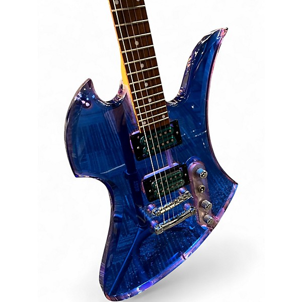 Used B.C. Rich Mockingbird Trans Purple Solid Body Electric Guitar
