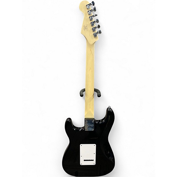 Used Squier Standard Stratocaster Black Solid Body Electric Guitar