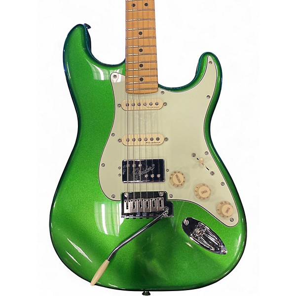 Used Fender Player Plus Stratocaster Green Solid Body Electric Guitar