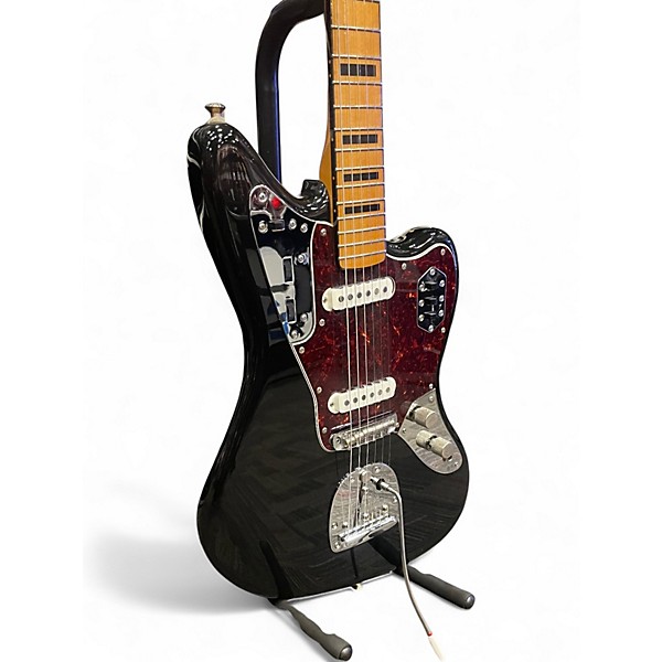Used Fender Vintera II 70s Jaguar Black Solid Body Electric Guitar
