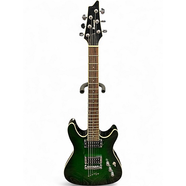Used Ibanez SZ320 Trans Green Solid Body Electric Guitar