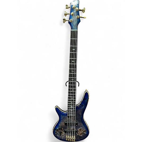 Used Ibanez SR2605L CERULEAN BLUE BURST Electric Bass Guitar