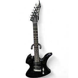 Used B.C. Rich Bronze Series Mockingbird Black Solid Body Electric Guitar
