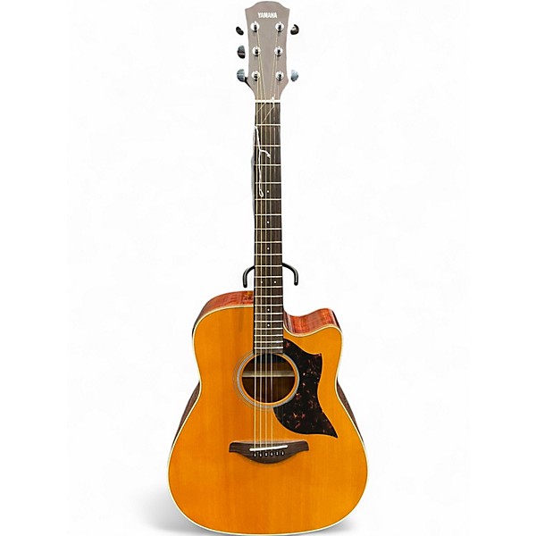 Used Yamaha A1M Natural Acoustic Electric Guitar