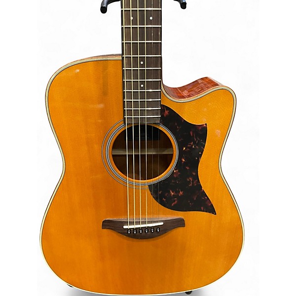 Used Yamaha A1M Natural Acoustic Electric Guitar