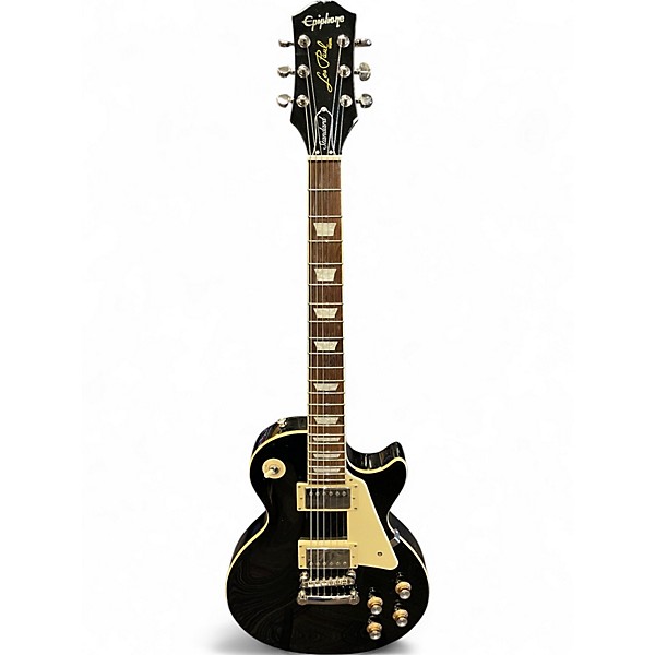 Used Epiphone Les Paul Standard Black Solid Body Electric Guitar