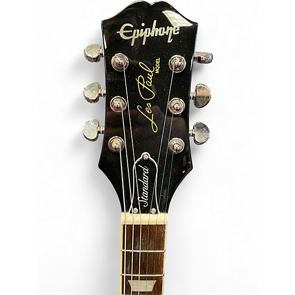 Used Epiphone Les Paul Standard Black Solid Body Electric Guitar