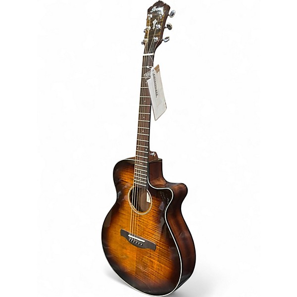 Used Ibanez aeg70tih Tobacco Burst Acoustic Electric Guitar