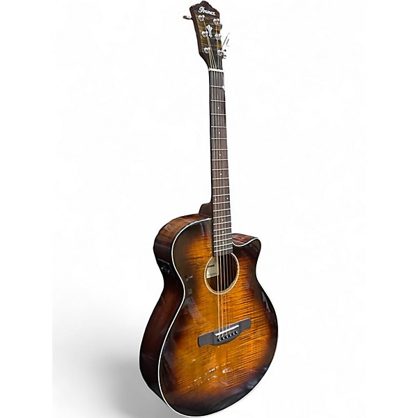 Used Ibanez aeg70tih Tobacco Burst Acoustic Electric Guitar