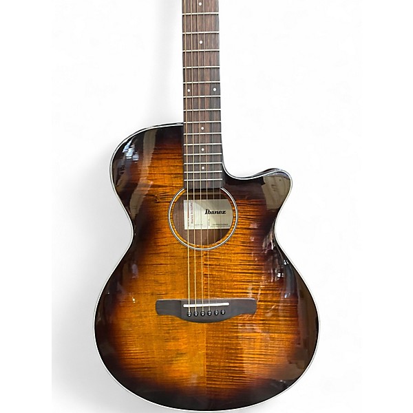 Used Ibanez aeg70tih Tobacco Burst Acoustic Electric Guitar