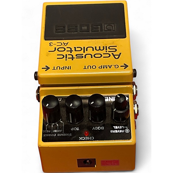 Used BOSS AC3 Acoustic Simulator Effect Pedal