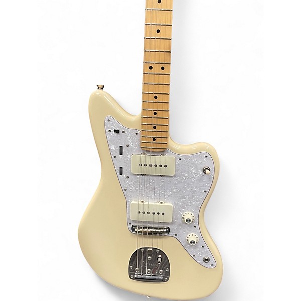 Used Fender American Professional Jazzmaster Cream Solid Body Electric Guitar