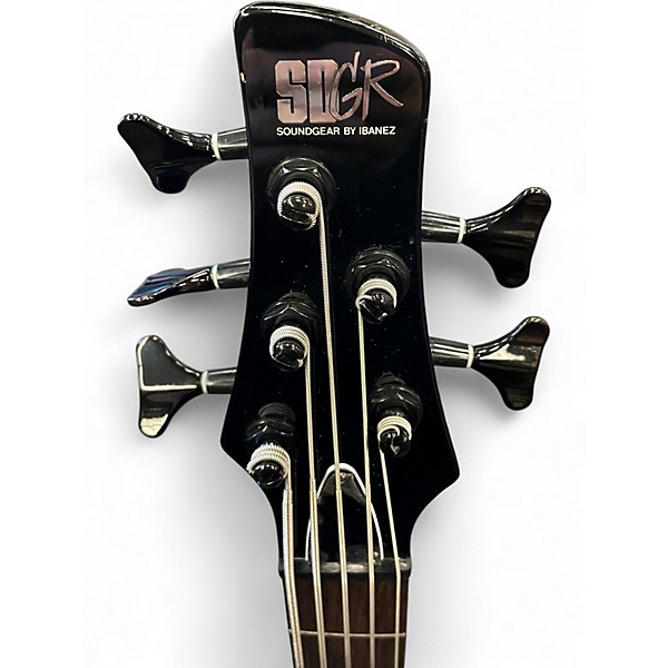 Used Ibanez SR885 Black Electric Bass Guitar