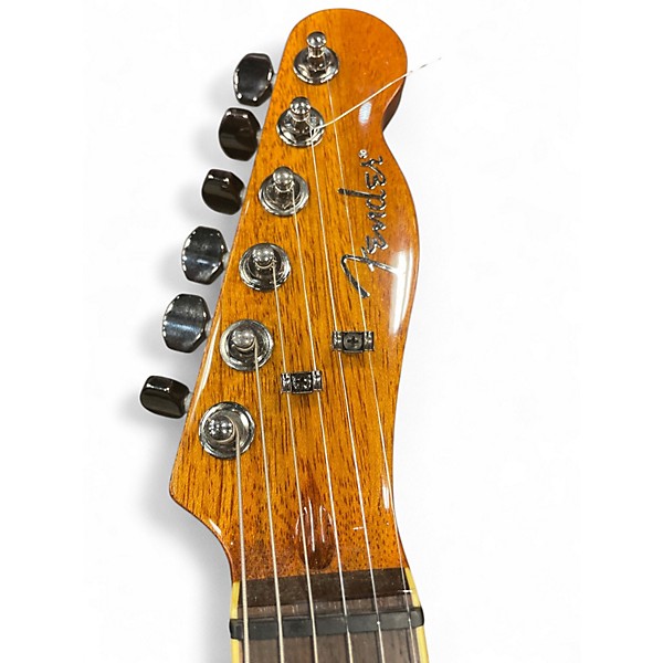 Used Fender Special Edition Custom Telecaster FMT HH Amber Solid Body Electric Guitar
