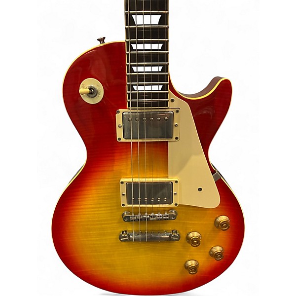Vintage 1980s Tokai Love Rock Cherry Sunburst Solid Body Electric Guitar