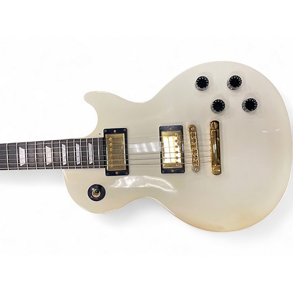 Used Gibson Les Paul Studio Alpine White Solid Body Electric Guitar