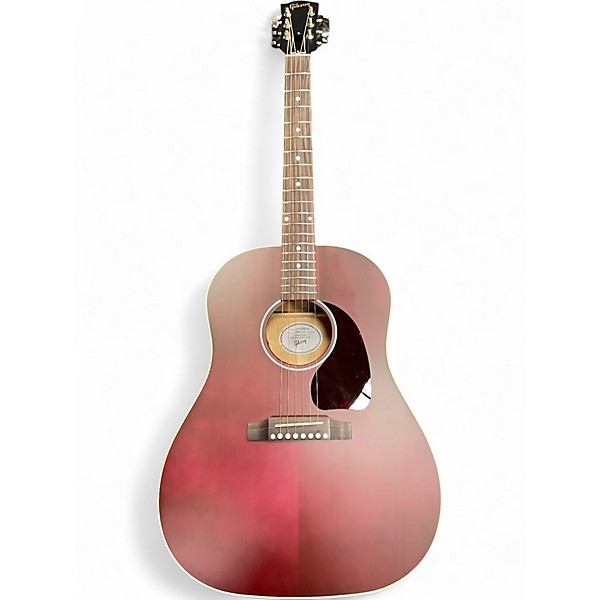 Used 2025 Gibson J45 Special Wine Red Acoustic Electric Guitar