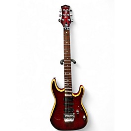 Used Bootlegger ROYAL DEEP BURGUNDY QUILTED MAPLE Solid Body Electric Guitar