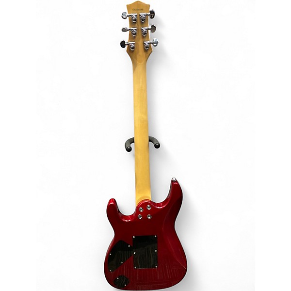 Used Bootlegger ROYAL DEEP BURGUNDY QUILTED MAPLE Solid Body Electric Guitar