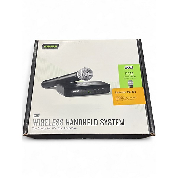 Used Shure BLX24/PG58 Handheld Wireless System