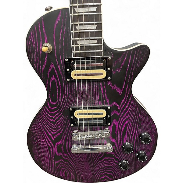 Used Firefly CLASSIC FFLP Trans Purple Solid Body Electric Guitar