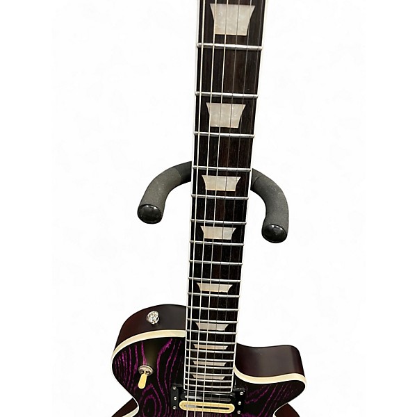 Used Firefly CLASSIC FFLP Trans Purple Solid Body Electric Guitar