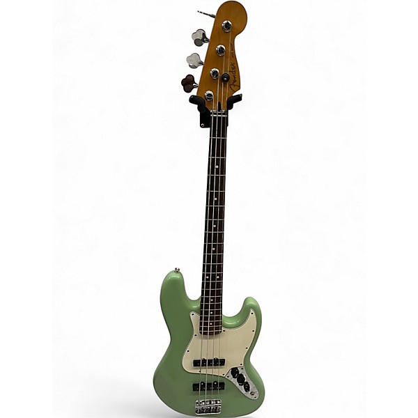 Used Fender Player Jazz Bass Seafoam Green Electric Bass Guitar