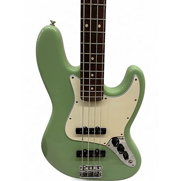 Used Fender Player Jazz Bass Seafoam Green Electric Bass Guitar