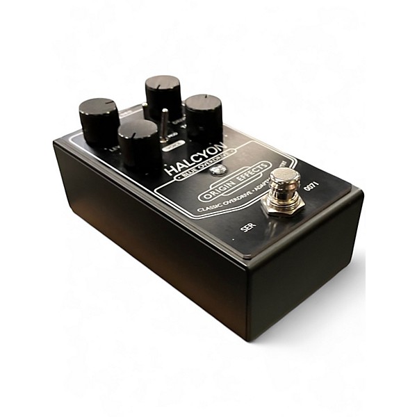 Used Origin Effects Halcyon Blue Overdrive Black Edition Effect Pedal