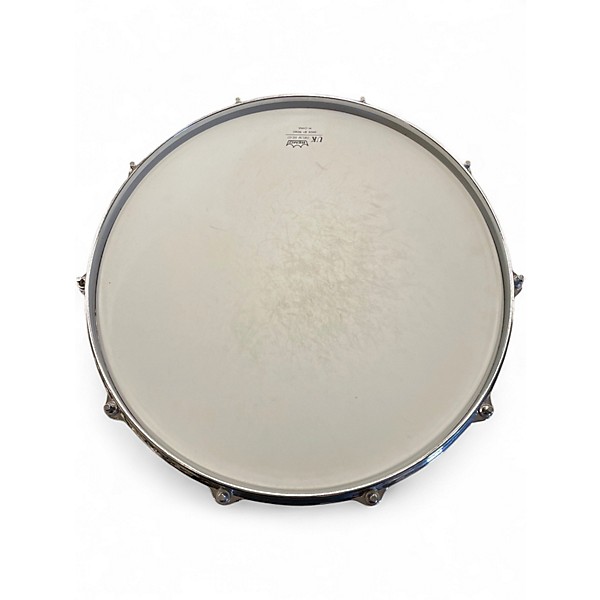 Used Rl Drums 14X8 Seamless Acrylic Snare Frost White Drum