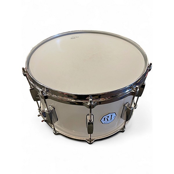 Used Rl Drums 14X8 Seamless Acrylic Snare Frost White Drum