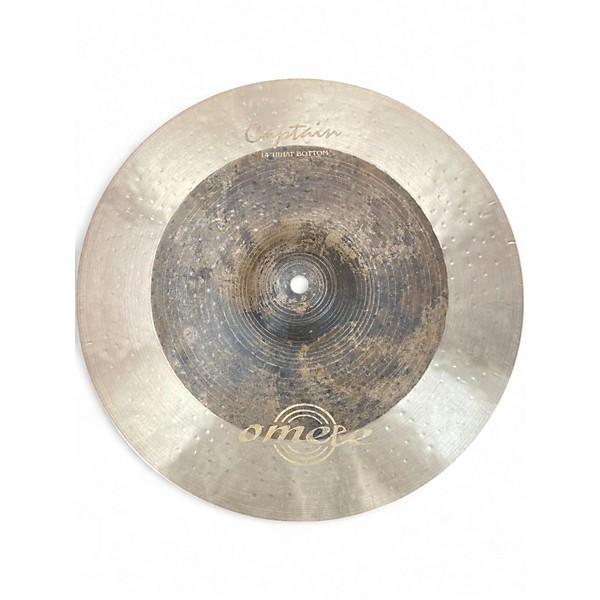 Used Omete 14in captain series Hi-Hat (Pair) Cymbal