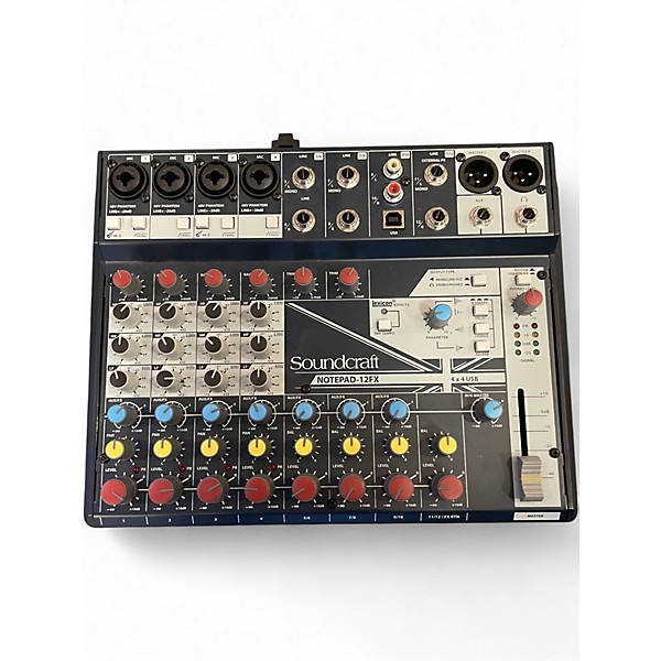 Used Soundcraft NOTEPAD 12FX Unpowered Mixer