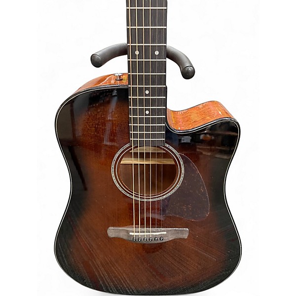 Used Ibanez AAD51CE-DVS 2 Tone Sunburst Acoustic Electric Guitar