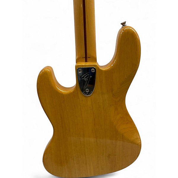Used Fender Marcus Miller Signature Jazz Bass Natural Electric Bass Guitar