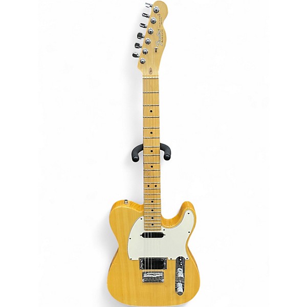 Used Fender telecaster plus deluxe Natural Solid Body Electric Guitar