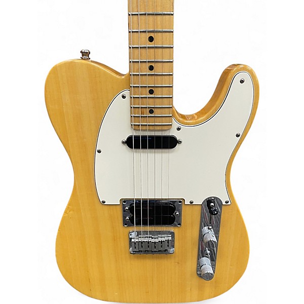 Used Fender telecaster plus deluxe Natural Solid Body Electric Guitar