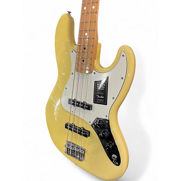 Used Fender Player Jazz Bass Buttercream Electric Bass Guitar