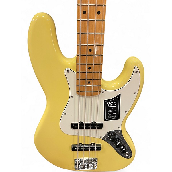 Used Fender Player Jazz Bass Buttercream Electric Bass Guitar