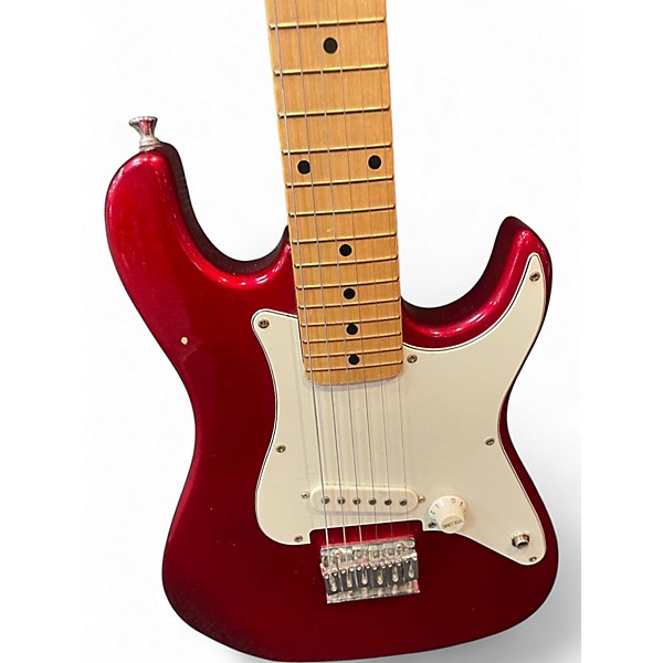 Used Burswood MINI S STYLE Candy Apple Red Electric Guitar