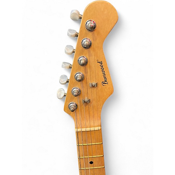 Used Burswood MINI S STYLE Candy Apple Red Electric Guitar