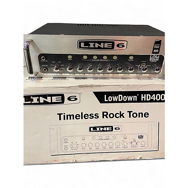 Used Line 6 HD400 Low Down 400W Bass Amp Head