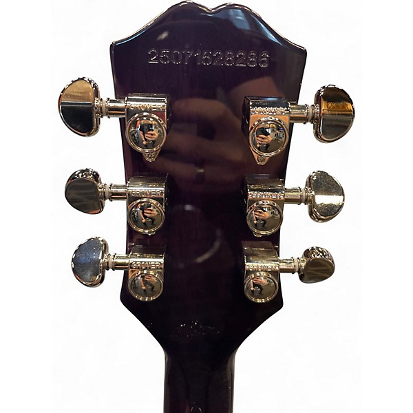 Used Epiphone Les Paul Custom Widow Blue Indigo Solid Body Electric Guitar