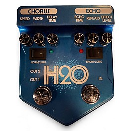 Used Visual Sound V2H2O V2 H2O Liquid Chorus Echo Effect Processor