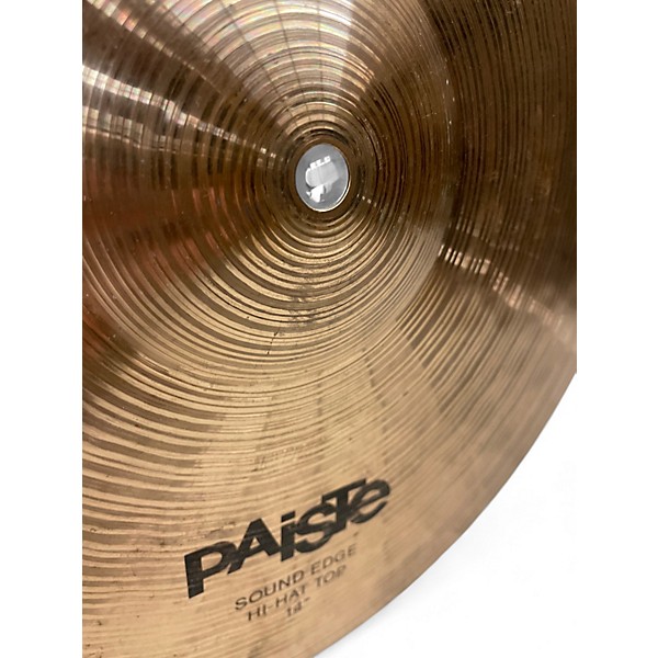 Used Paiste 14in Alpha Sound Edge Hi Hat Top Cymbal