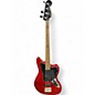 Used Squier JAGUAR BASS red Electric Bass Guitar