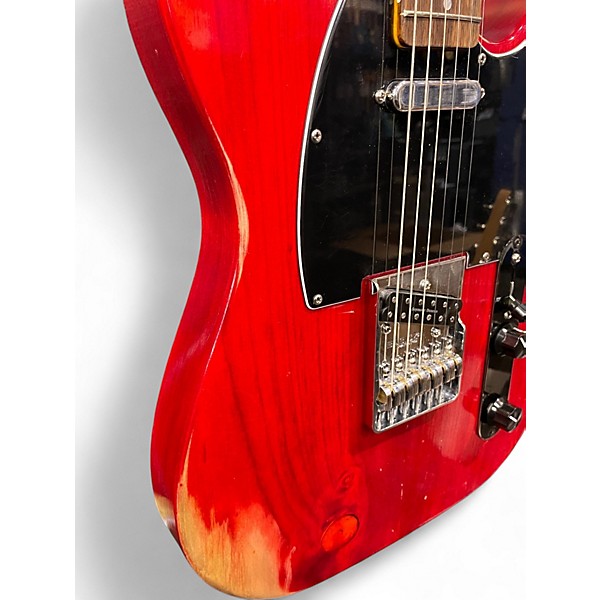 Used 2026 R/t Customs RELICED TELE WORN CHERRY RED Solid Body Electric Guitar